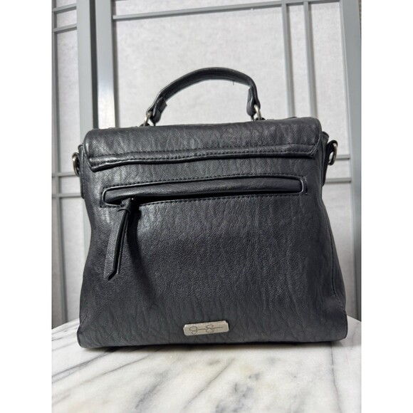 Jessica Simpson Skye FLP Xbody Tote Crossbody Bag Santori/Black Beaded Studded - Picture 5 of 11